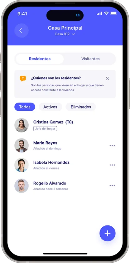 iphone residentes